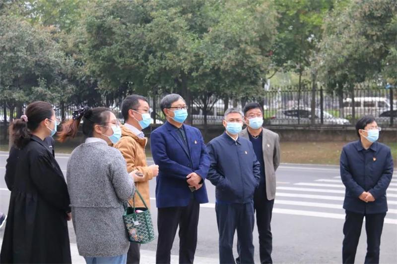郑州市委党史学习教育第六巡回指导组到郑州永信贵宾会参观调研